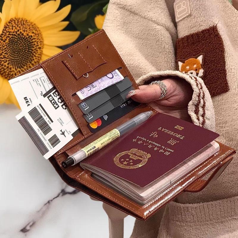 Travel Accessories India - Carteira de Viagem para Passaporte, Porta-Cartões