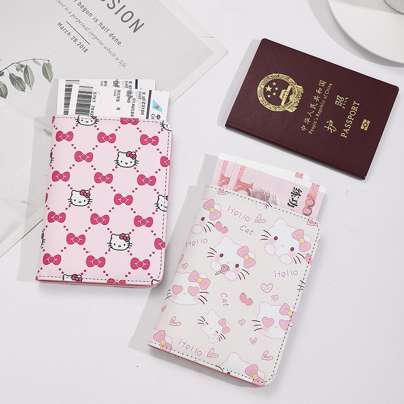 Travel Accessories India - Olá kitty capa de passaporte feminina