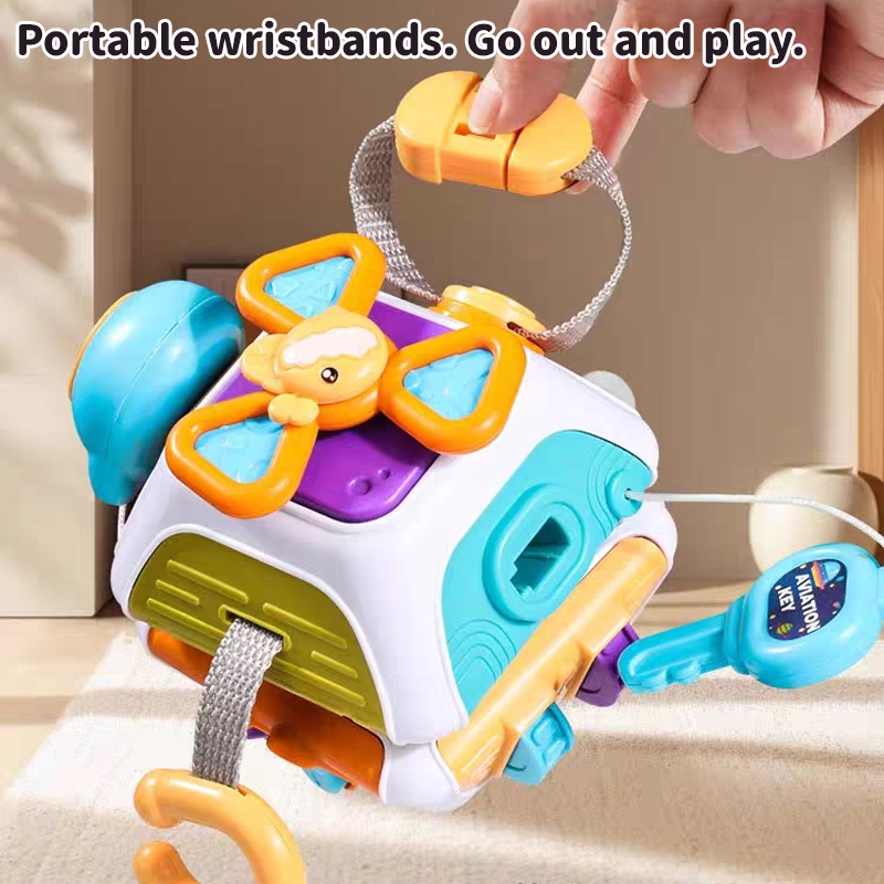 Montessori Cubo ocupado para o - Travel Accessories Baby avaliação e preço