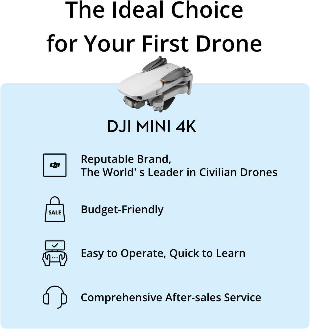 Drone DJI Mini 4K com Acessóri - Travel Accessories Long Flight avaliação e preço